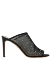 VALENTINO GARAVANI VALENTINO GARAVANI ROCKSTUD MESH LEATHER MULES,060032704420