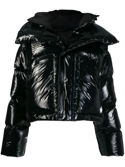Dsquared2 Fighter Padded Jacket In Black
