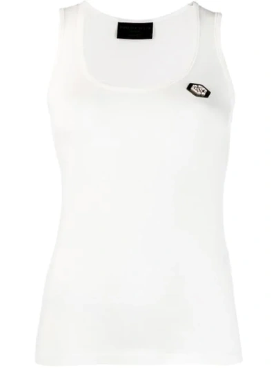 Philipp Plein 38 Original Tank Top In White