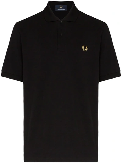 Fred Perry Made In England Polo Shirt In Black