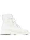 Marsèll Back Zip Fastening Boots In White