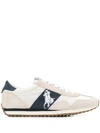 POLO RALPH LAUREN LOGO PANELLED SNEAKERS