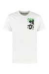 OFF-WHITE PRINTED COTTON T-SHIRT,11056290