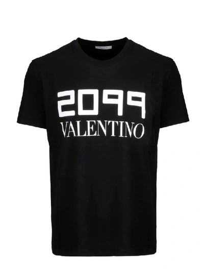 Valentino Short Sleeve T-shirt In Black