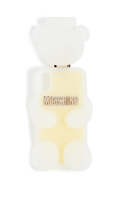 Moschino Fantasy Print White Phone Case