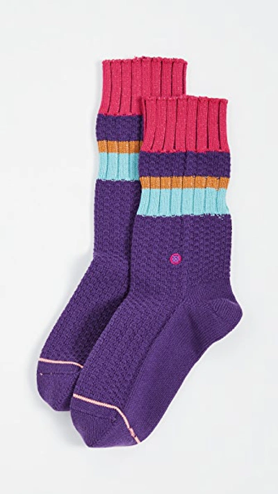 Stance Breaktime Socks In Purple