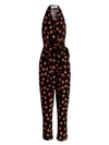 DIANE VON FURSTENBERG PIERRE CROSSOVER WRAP JUMPSUIT