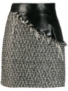 ALMAZ CONTRAST TWEED MINI SKIRT