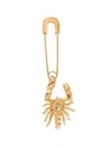 Ambush Scorpion Safety Pin Mono Earring In Oro