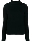 ALLUDE KNITTED ROLL NECK JUMPER