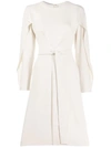 STELLA MCCARTNEY LONG-SLEEVED FLARED DRESS