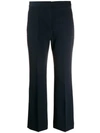 STELLA MCCARTNEY CROPPED FLARED TAILORED TROUSERS