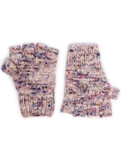 The Elder Statesman Fingerlose Handschuhe In Multicoloured