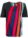 PS BY PAUL SMITH SLANTED STRIPE T-SHIRT