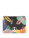 ALICE AND OLIVIA STACE FACE CLUTCH BAG