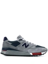 NEW BALANCE LOGO PATCH LOW TOP SNEAKERS