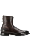 SILVANO SASSETTI ZIPPED ANKLE BOOTS