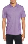 Zachary Prell Caldwell Pique Regular Fit Polo In Purple