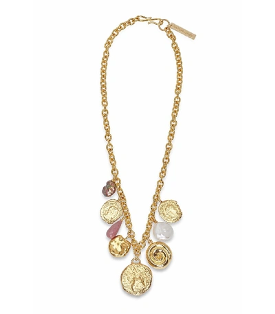 Lizzie Fortunato Victoria Charm Necklace In Gold