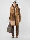 BURBERRY Panelled Wool Duffle Coat