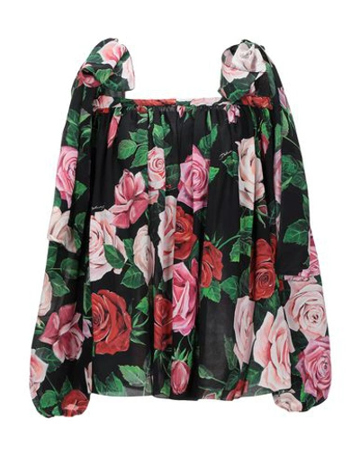 Dolce & Gabbana Blouses In Black