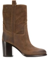 VITTORIO VIRGILI ROUND-TOE ANKLE BOOTS