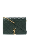 SAINT LAURENT BECKY SMALL QUILTED SHOULDER BAG