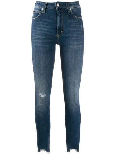 Calvin Klein Jeans Est.1978 Love Worn Jeans In Blue