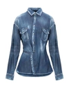 Dsquared2 Denim Shirts In Blue