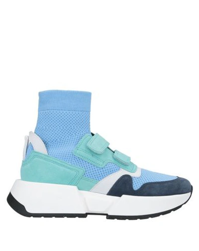 Mm6 Maison Margiela Sneakers In Sky Blue