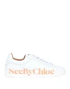 SEE BY CHLOÉ SEE BY CHLOÉ WOMAN SNEAKERS WHITE SIZE 7 CALFSKIN,11765463CI 13