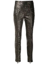 ANDREA BOGOSIAN PIETRA LEATHER SKINNY TROUSERS