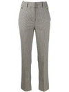 PETAR PETROV CONTRASTING SLIM-FIT TROUSERS