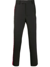 HAIDER ACKERMANN SIDE CHECKED TROUSERS