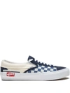 Vans Slip-on Cap Lx Dr Sneakers In Blue