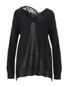 CHRISTOPHER KANE CHRISTOPHER KANE WOMAN SWEATER BLACK SIZE S MOHAIR WOOL, POLYAMIDE, WOOL,14002801XW 4