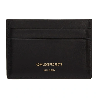 Common Projects Classic Small Cardholder In Black