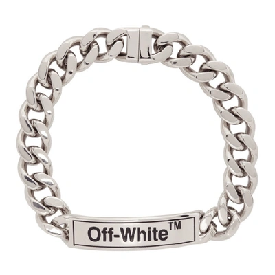 Off-white 银色 Sweetheart 颈链 In Black No Color