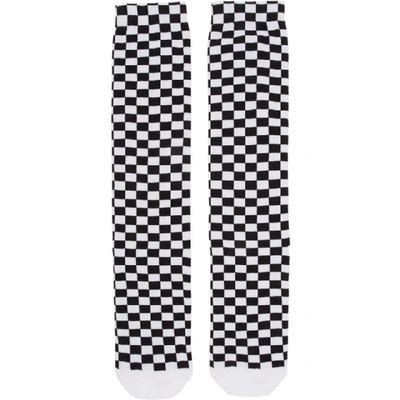 Off-white Black And White Check Socks