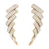 BALENCIAGA BALENCIAGA GOLD EVENING EARRINGS