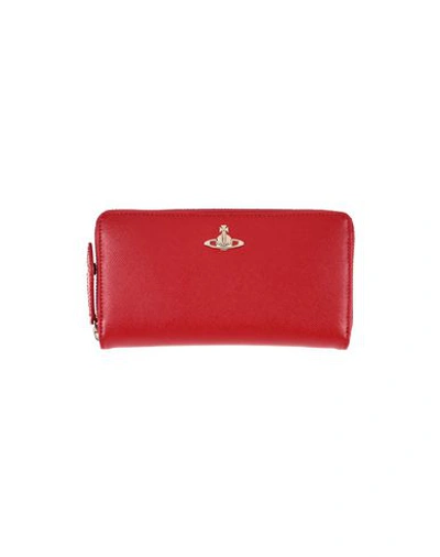 Vivienne Westwood Red Leather Wallet
