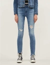 J BRAND ALANA CROPPED FADED SKINNY HIGH-RISE JEANS,27928431