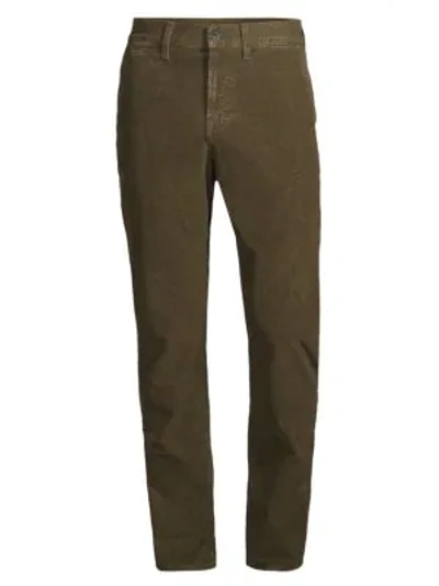 7 For All Mankind Men's Corduroy Chino Pants In Fatigue