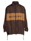 BALENCIAGA Oversized Logo Windbreaker Jacket