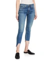 Rag & Bone Cate Mid-rise Skinny Jeans With Step-hem In Hampton