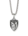 David Yurman Saint Michael Sterling Silver Amulet In Silver