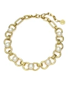 BEN-AMUN SHORT PEARLY CHAIN NECKLACE,PROD225850632