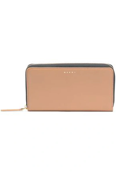 Marni Woman Leather Continental Wallet Neutral