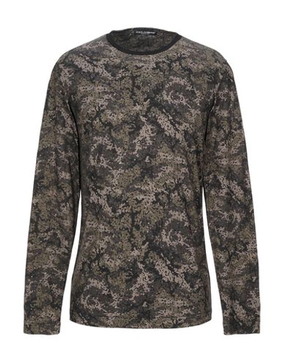 Dolce & Gabbana T-shirt In Military Green