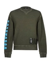 Dsquared2 Sweatshirts In Military Green